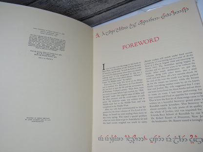 The Road Goes Ever On, A Song Cycle, Poems by J.R.R. Tolkien, Music by Donald Swann, 1972 book image 5