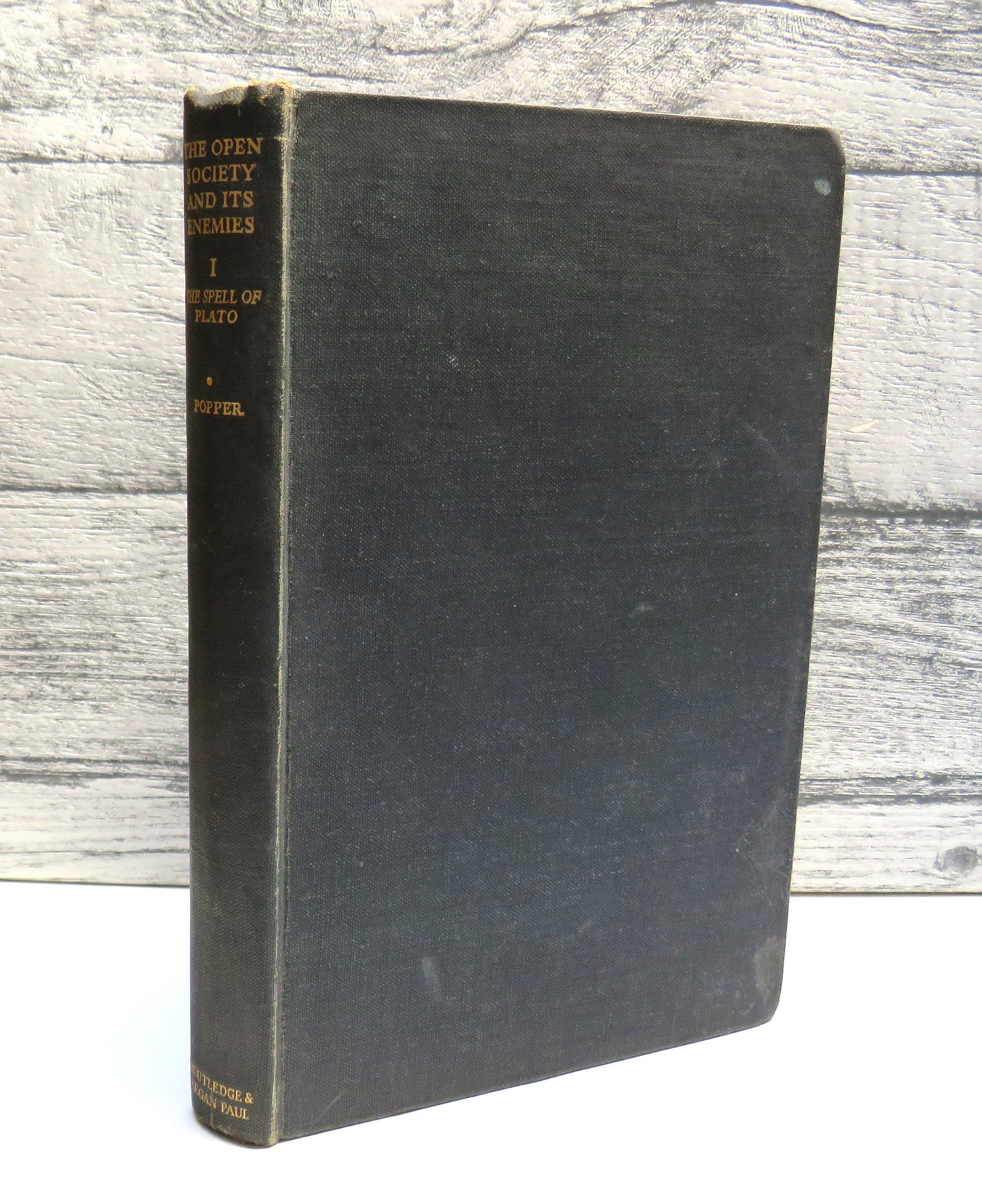 The Open Society and Its Enemies By K. R. Popper Vol I The Spell of Plato 1949