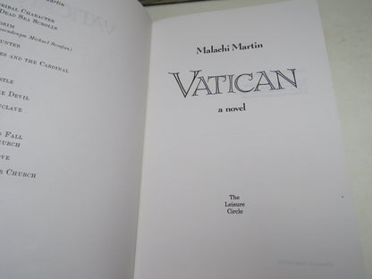 Vatican A Novel By Malachi Martin 1986 1st Edition
