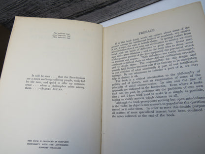 The Open Society and Its Enemies By K. R. Popper Vol I The Spell of Plato 1949
