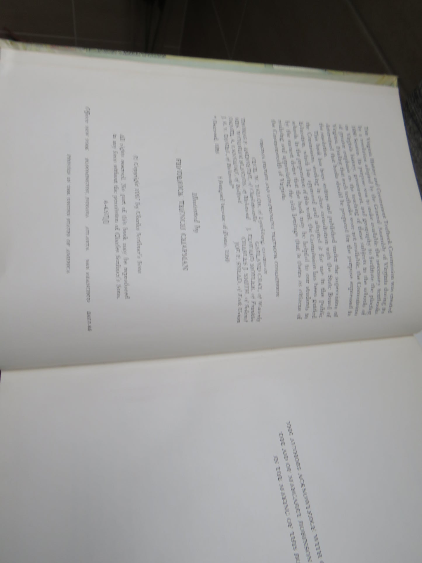 Virginia: History, Government, Geography By Francis Butler Simkins, Spotswood Hunnicutt, Sidman P. Poole 1957