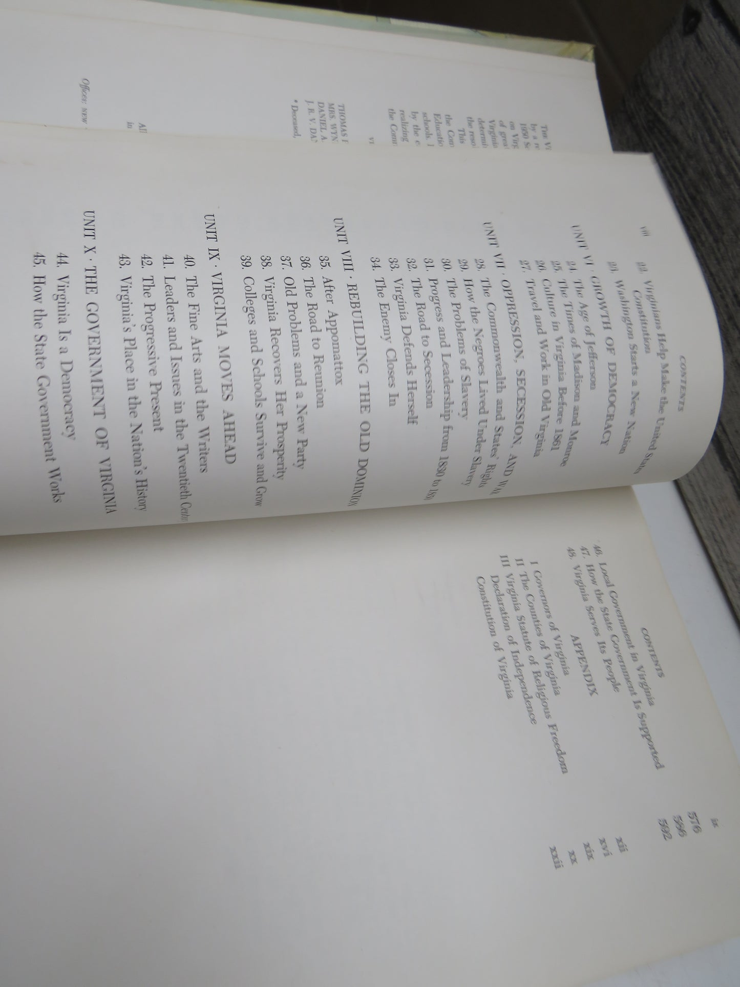 Virginia: History, Government, Geography By Francis Butler Simkins, Spotswood Hunnicutt, Sidman P. Poole 1957