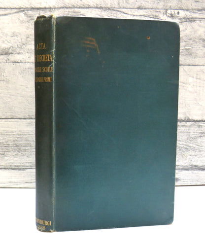Acta Et Decreta Concilii Scotlae Plenarii Primi Post Redintegratam Hierarchiam 1888 book front cover