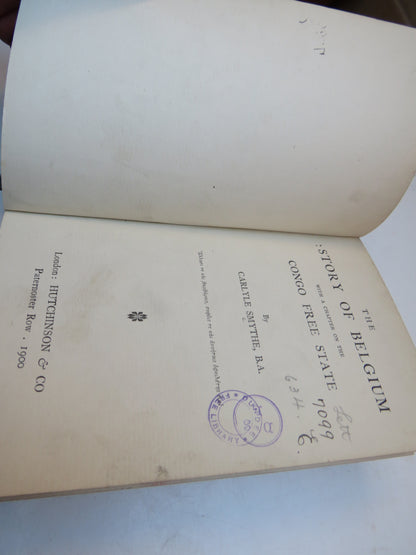 The Story of Belgium With A Chapter On The Congo Free State By Carlyle Smythe 1900 book image 4