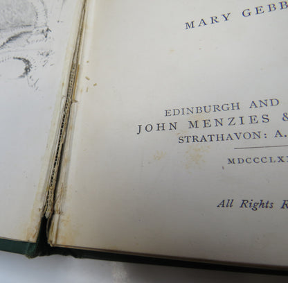 Sketches of The Town of Strathavon and Parish of Avondale By Mary Gebbie 1880 book image 4