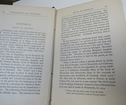 Sketches of The Town of Strathavon and Parish of Avondale By Mary Gebbie 1880 book image 5