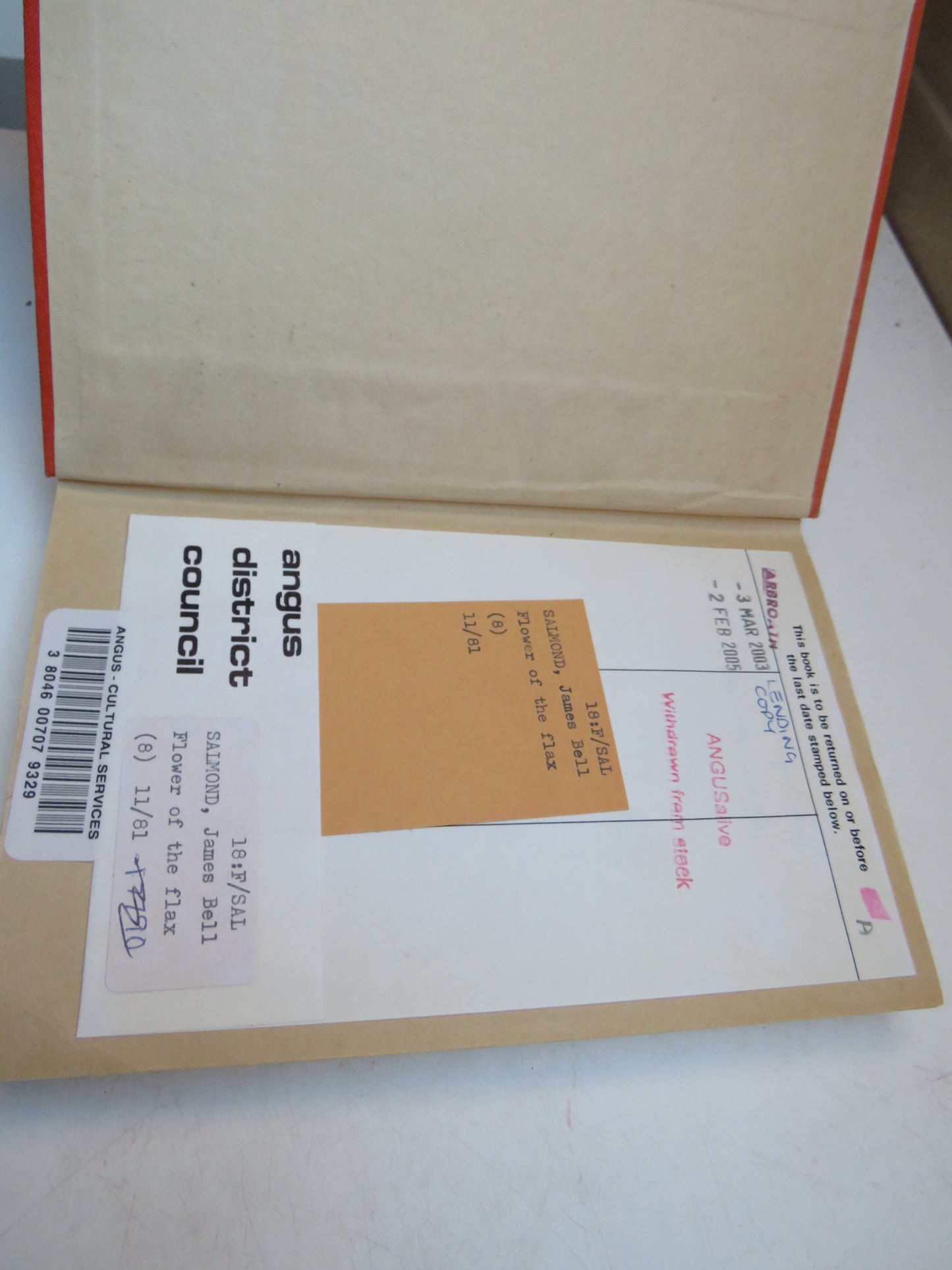 Flower of the Flax By J. B. Salmond 1944