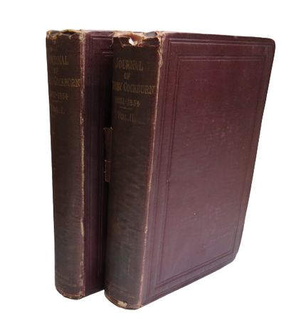 Journal of Henry Cockburn Memorials of His Time 1831-1854 Vol I & II 1874 book front cover