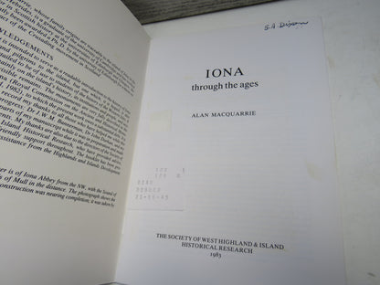 Iona Through The Ages By Alan MacQuarrie 1983