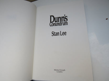 Dunn's Conundrum, A Novel by Stan Lee, 1985 book image 4