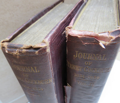 Journal of Henry Cockburn Memorials of His Time 1831-1854 Vol I & II 1874 book image 3
