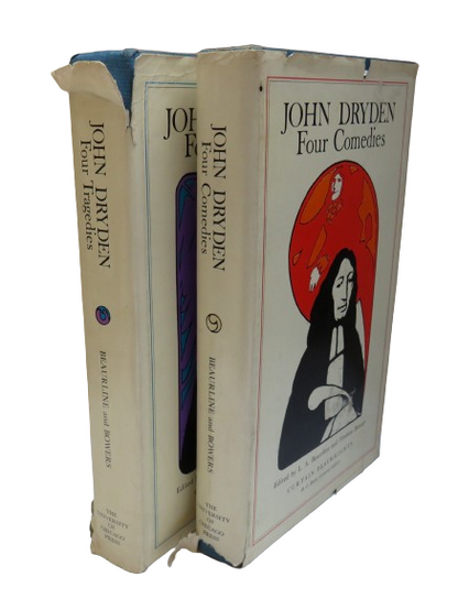 John Dryden Four Comedies and Four Tragedies Set Edited by L. A. Beaurline and Fredson Bowers, 1967 book front cover