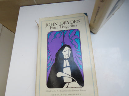 John Dryden Four Comedies and Four Tragedies Set Edited by L. A. Beaurline and Fredson Bowers, 1967 book image 5