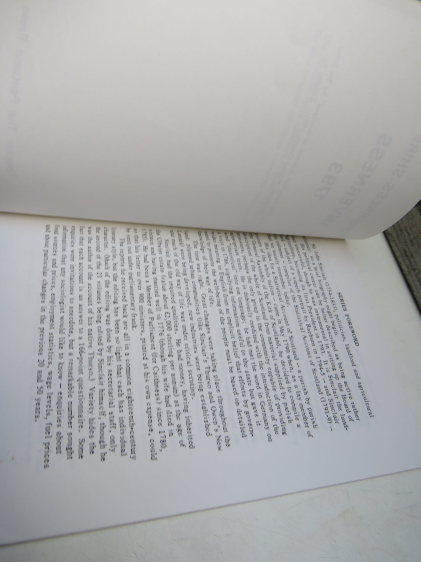 Inverness-Shire Inverness 1793 A Reprint From The First Statistical Account of Scotland