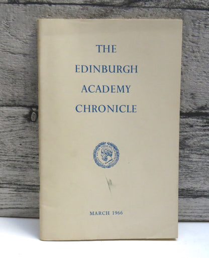 The Edinburgh Academy Chronicle December 1966