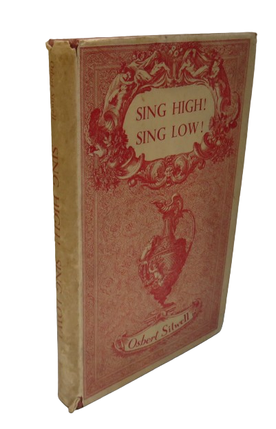 A Book of Essays, Sing High! Sing Low! by Osbert Sitwell, 1944 book front cover