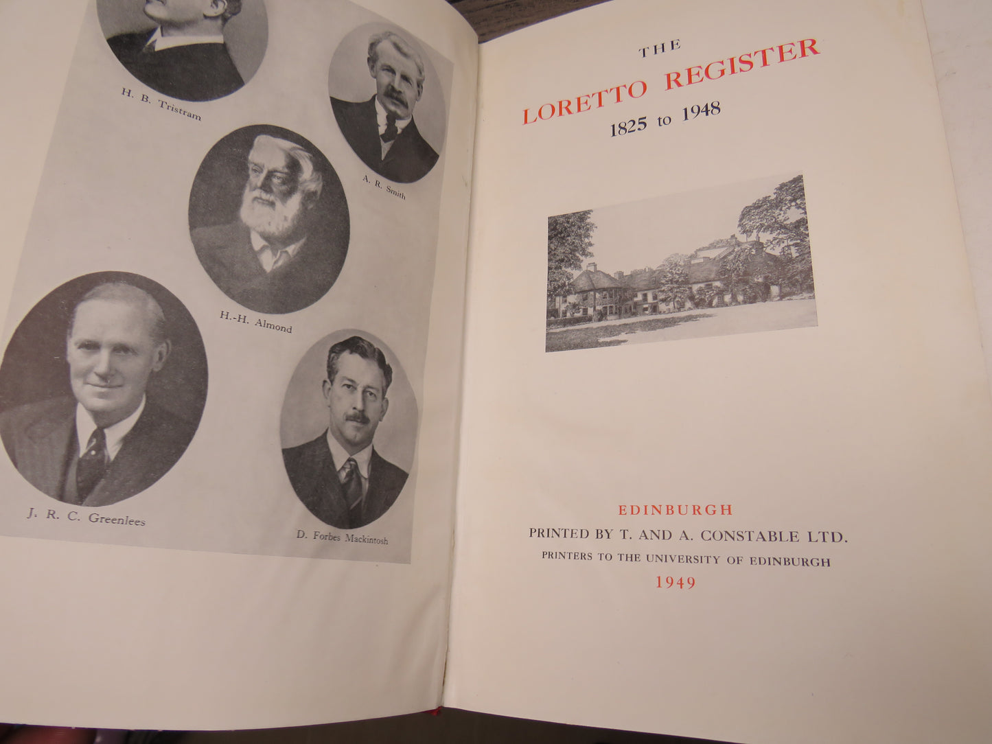 The Loretto Register 1825 To 1948