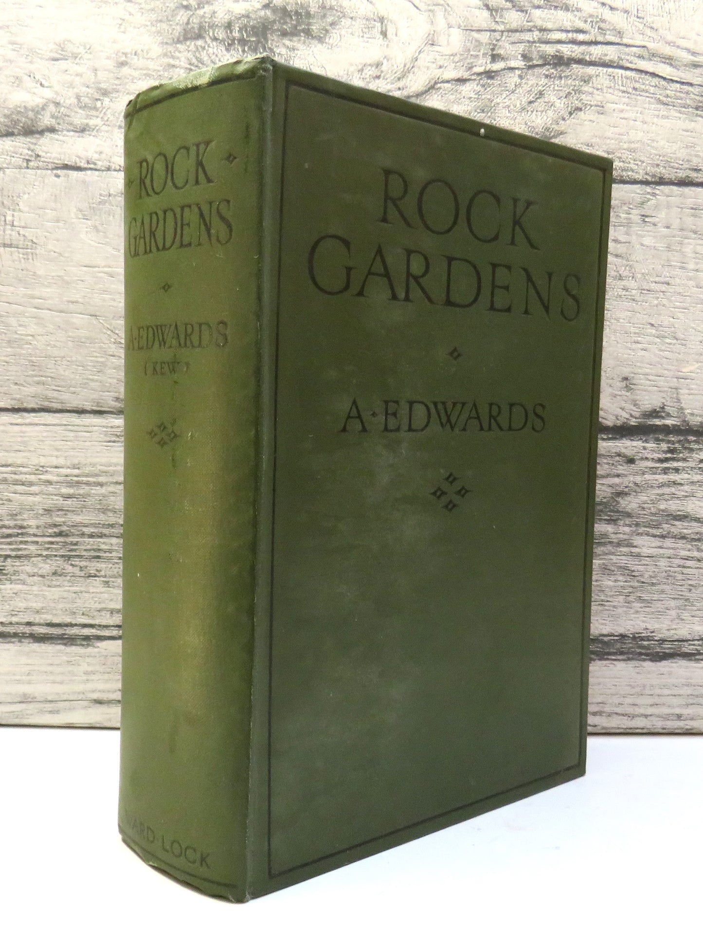 Rock Gardens How To Plan and Plant Them With Sections On The Wall, Paved, Marsh, and Water Gardens By A. Edwards 1937