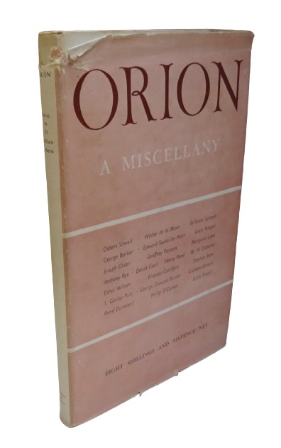 Orion (4) Edited by Denys Kilham Roberts, 1947 book front cover