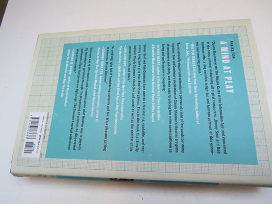 A Mind At Play How Claude Shannon Invented The Information Age By Jimmy Son and Rob Goodman 2017