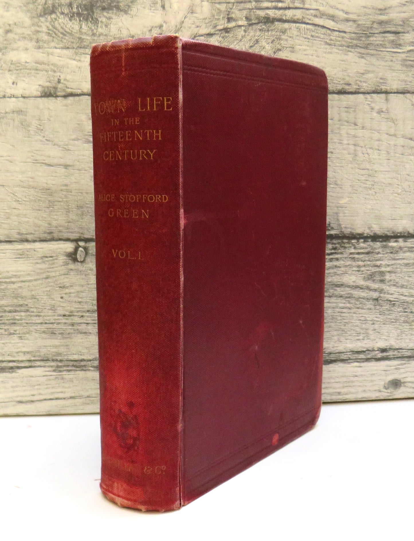 Town Life In The Fifteenth Century By Mrs J.R. Green 1894