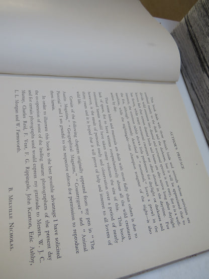 Wild Life By Night By B. Melville Nicholas 1947