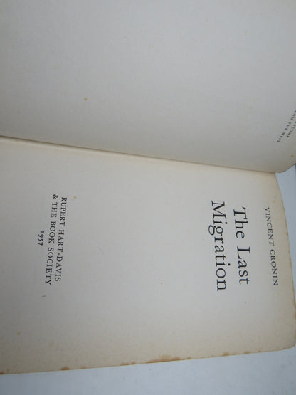 The Last Migration By Vincent Cronin 1957