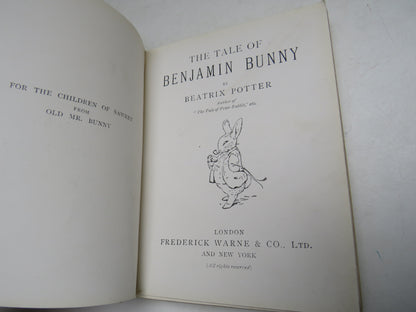 The Tale of Benjamin Bunny by Beatrix Potter, 1904 book image 5