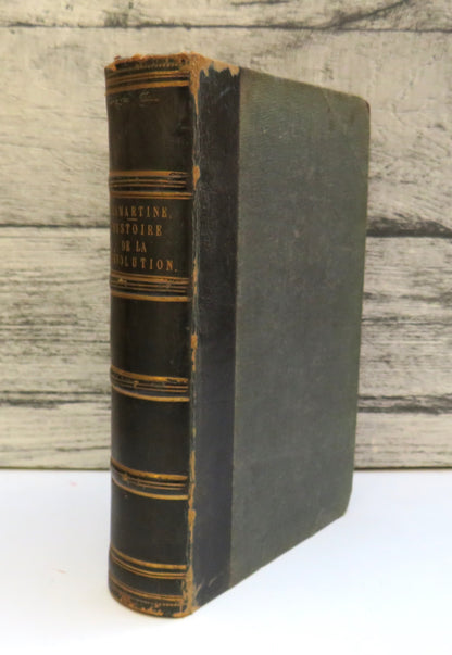 Histoire De La Revolution De 1848 Par. A. De Lamartine 1849 Antique French Book book front cover