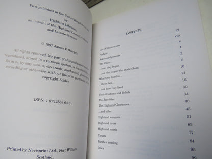 The Highland People A Visitor's Guide To The History, Lifestyle and Traditions of the Scottish Highlands By James D Scarlett 1997
