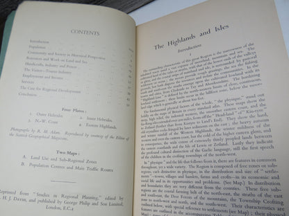 The Highlands and Isles Their Regional Planning By Arthur Geddes and F. D. N. Spaven 1949