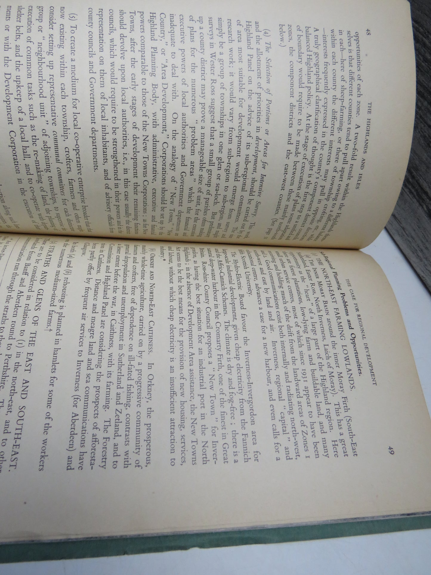 The Highlands and Isles Their Regional Planning By Arthur Geddes and F. D. N. Spaven 1949