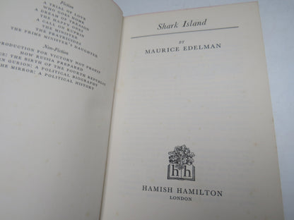 Shark Island By Maurice Edelman 1967 1st Edition