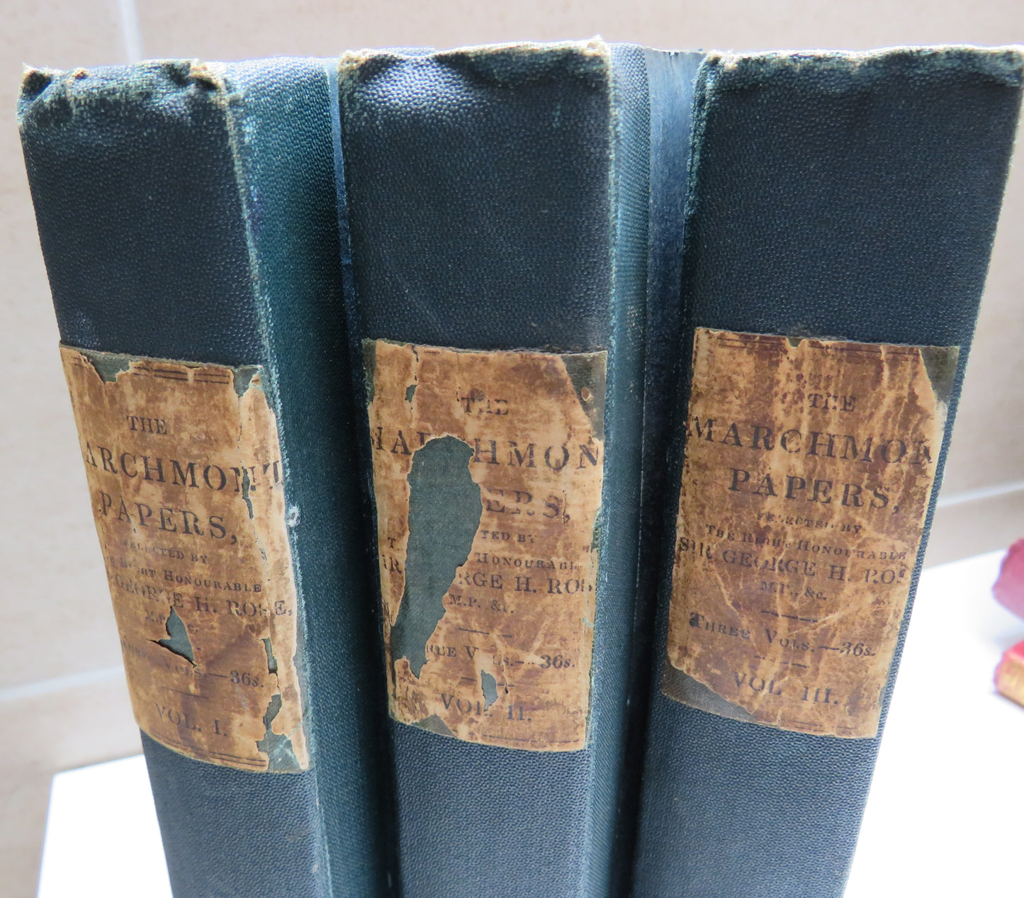 A Selection From The Papers of the Earls of Marchmont In Three Volumes 1831