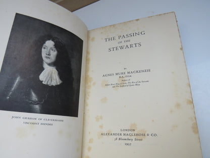 The Passing of the Stewarts by Agnes Mure Mackenzie 1937 book image 4