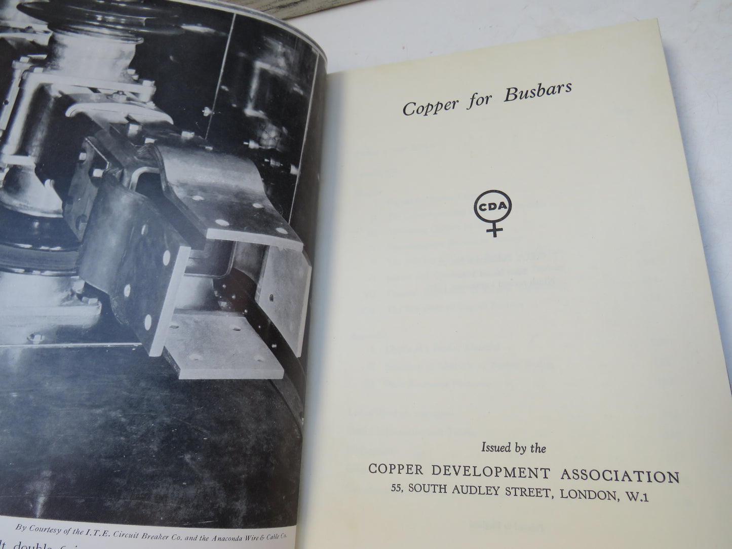 Copper For Busbars 1959