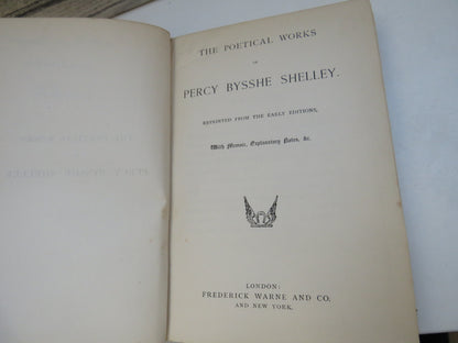 The Poetical Works of Percy Bysshe Shelley Reprinted From The Early Editions book image 4