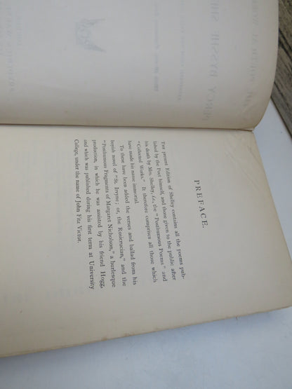 The Poetical Works of Percy Bysshe Shelley Reprinted From The Early Editions book image 5