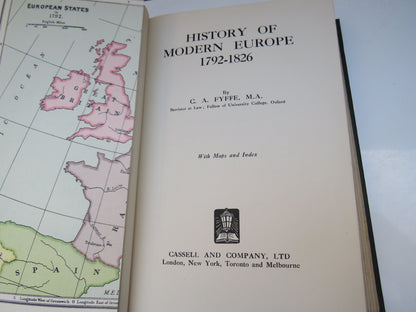 History of Modern Europe 1792-1826 By C.A Fyffe 1924 book image 5