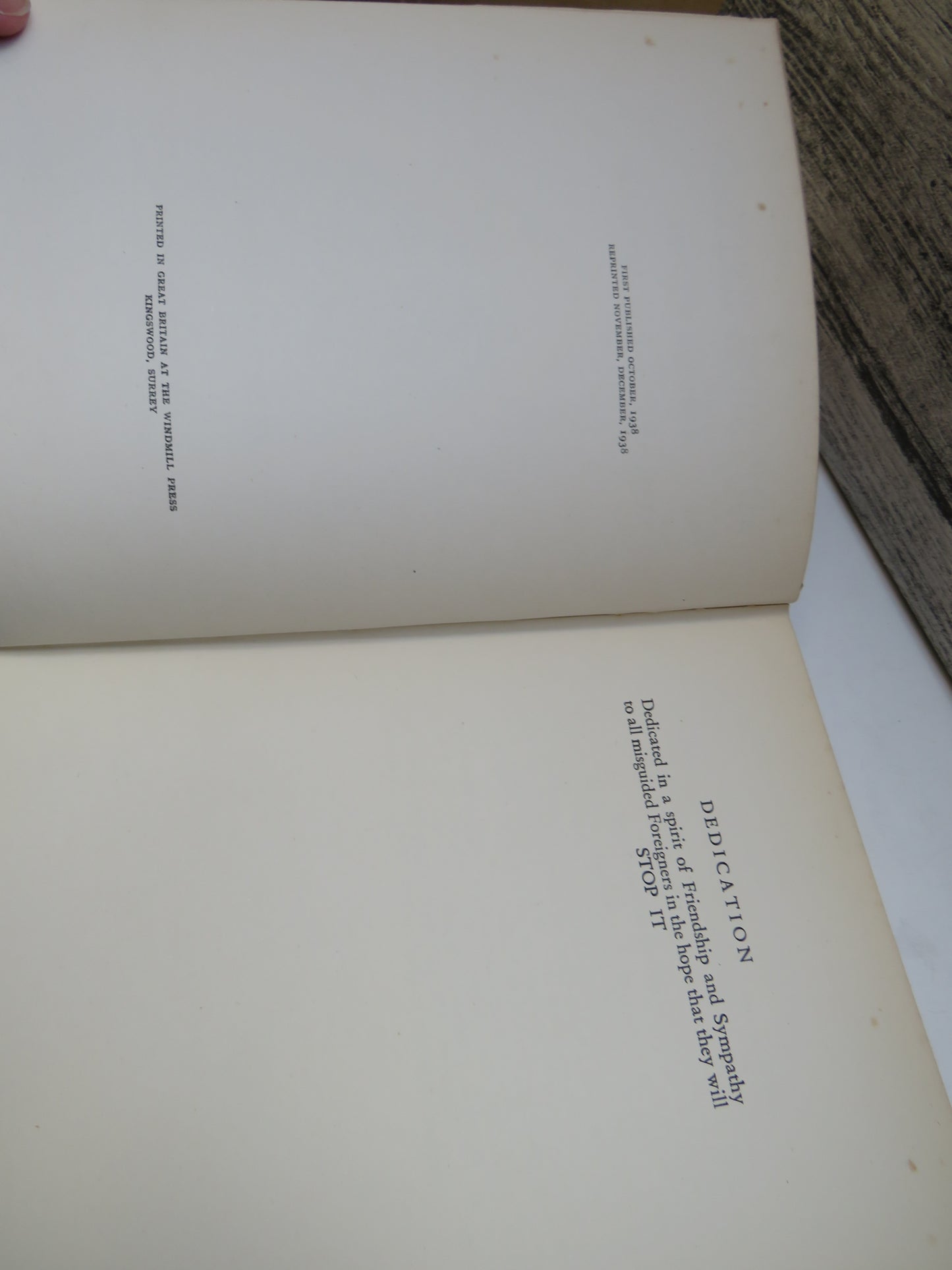 Outside Britain A Guide To This Grave New World By Dower and Riddell 1938