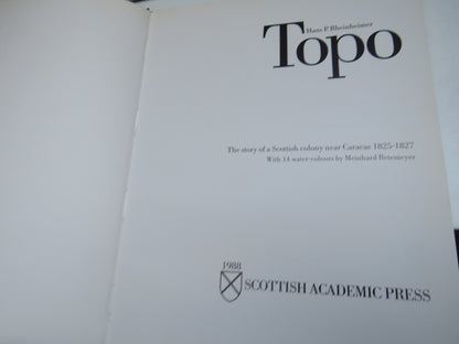 Hans P. Rheinheimer Topo The Story Of A Scottish Settlement Near Caracas 1825-1827 With 14 Water Col book image 3