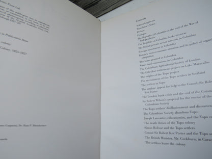 Hans P. Rheinheimer Topo The Story Of A Scottish Settlement Near Caracas 1825-1827 With 14 Water Col book image 4