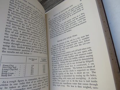 The Soil An Introduction To The Scientific Study of the Growth of Crops By A.D. Hall 1910