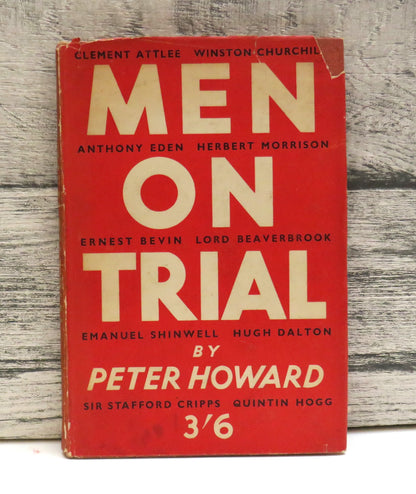 Men on Trial By Peter Howard 1945 book front cover