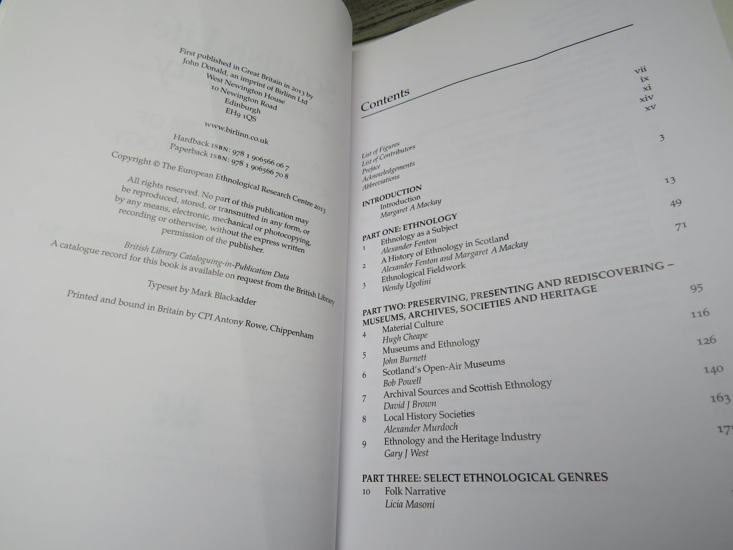 Scottish Life and Society A Compendium of Scottish Ethnology An Introduction To Scottish Ethnology 2013