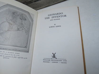 Leonardo The Inventor And Pioneer By Lorna Lewis 1959 book image 4