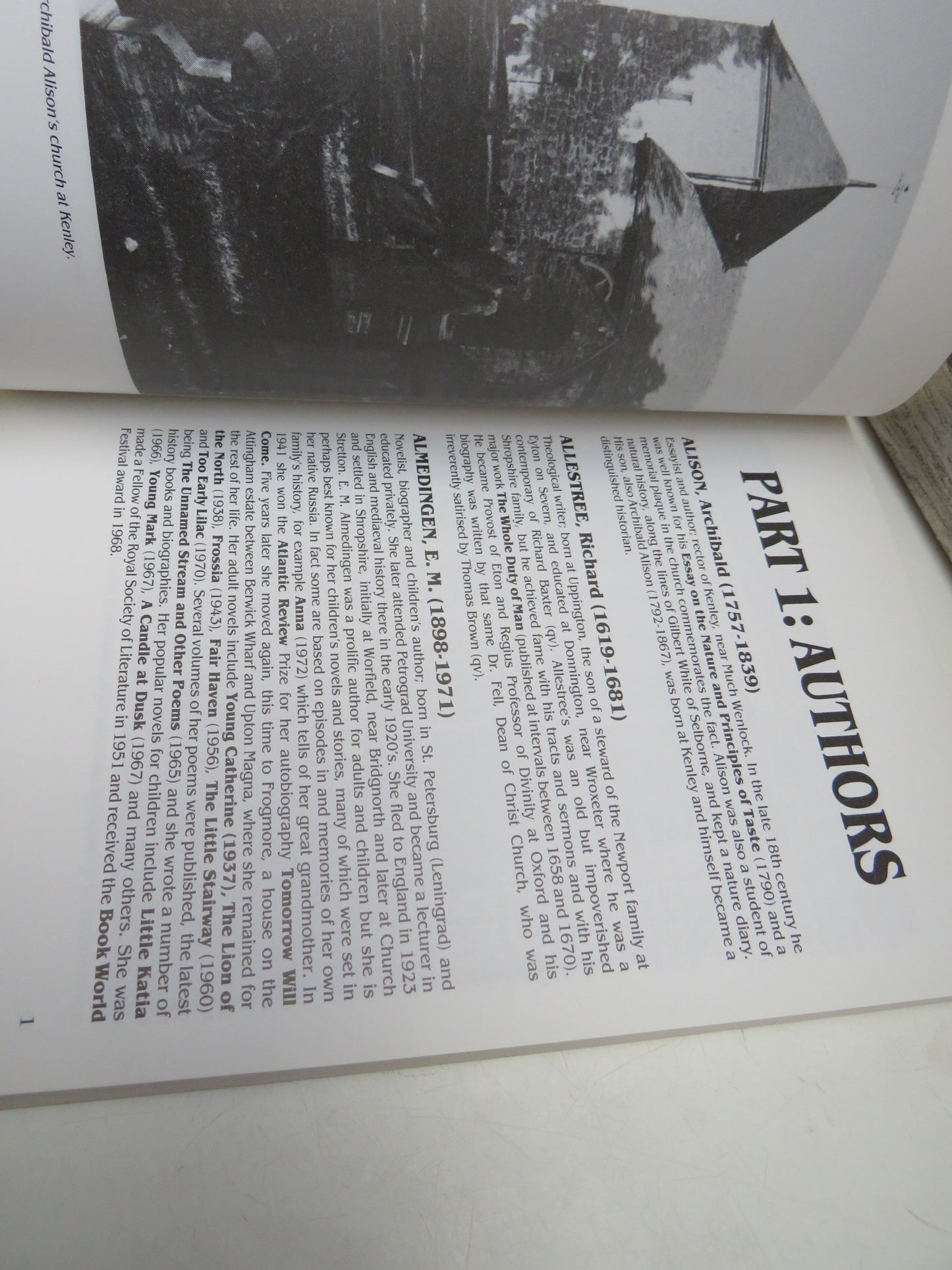 An Illustrated Literary Guide To Shropshire By Gordon Dickins 1987