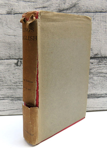 The King's English 1906 book front cover