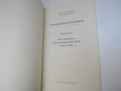 Scottish Literary Periodicals,  Three Essays, David Finkelstein, Margery Palmer McCulloch, Duncan Gl book image 3