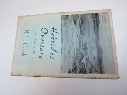 Hebrides Overture and Other Poems By R. L. Cook 1948 Author Signed book image 2